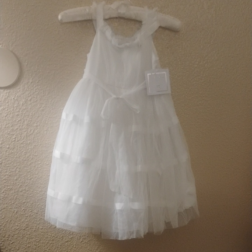 Marmellata Kids Formal Dress - White